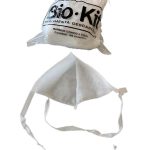 Barbijo cónico dos tiras x 100 u