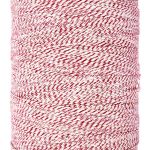 Hilo choricero bicolor rojo/blanco